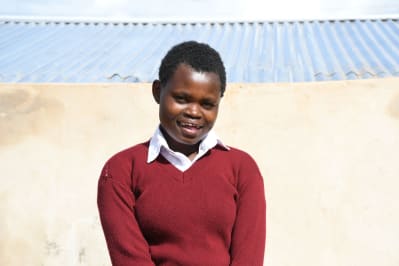 Virginia Mwilu - student at Kasunguni Secondary School
